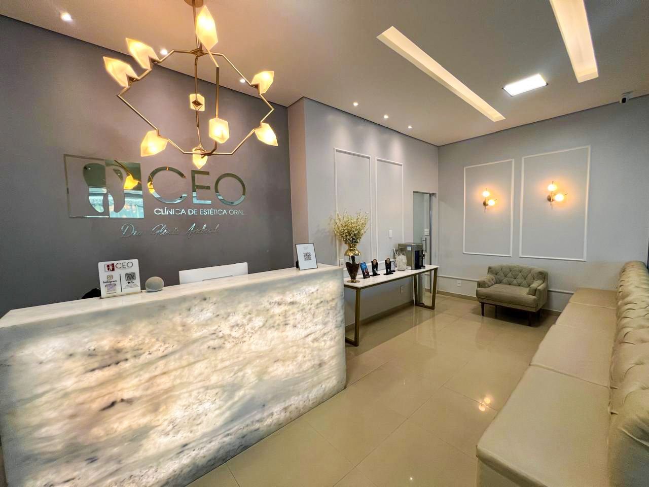 Recepção da clínica